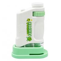 Дитяча іграшка "Мікроскоп" 3108B(Turquoise) щипці, скло в комплекті