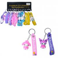 Брелоки гумові з браслетом Sanrio, 12 штук MIC MS23-1400