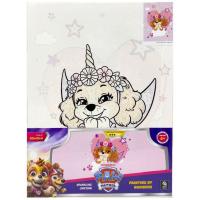 НАБІР ДЛЯ РОЗПИСУ ПО НОМЕРАХ 30Х40 СМ Блискуча  Єдиноріжка Песик qbee QB914-010