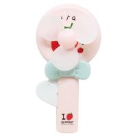 Ручний вентилятор I love summer, рожевий MIC KD108