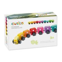 Деревʼяна іграшка Веселкова гусениця Cubika 15399