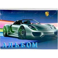 Альбом для малювання А5 20 аркушів, скоба PORSCHE Коленкор 8827
