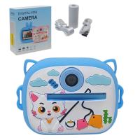 Фотоапарат-термопринтер Котик (блакитний) MIC C72975