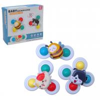 Брязкальце-спінер Тваринки, 3 іграшки MIC 168JT-7