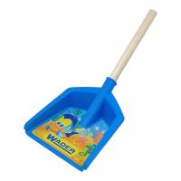 Лопатка коротка, з деревʼяною ручкою, 37 см (синя) Wader 72351