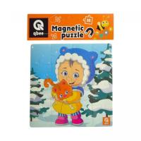 Пазли фомові, магнітні, 16 ел Сніжний Мяв qbee QB200-003