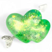 Антистрес жуйка-тягучка Сердечка (салатова) MIC MS-24-792