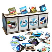 Комодик-сортер Види транспорту Ubumblebees ПСФ109