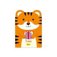 Дитячий блокнот з вушками "Tiger" АП-1803-04, 24 сторінки