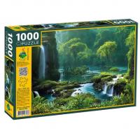 Пазли Річка в джунглях, 1000 елементів, 66 х 48 см Київська фабрика іграшок 83538
