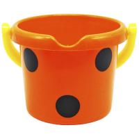 Відро пластикове Горошок (помаранчеве) М.Тoys 23247