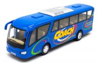Інерційний автобус Coach (синій) Kinsmart KS7101W