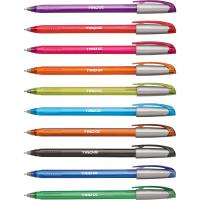 Ручка кулькова Trio DC-3, набір 10 кол., асорті UNIMAX UX-108-20