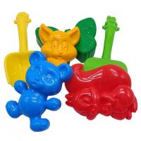 Набір для пісочниці "Незабудка №4" 0954 лопатка, граблі, пасочки