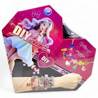 Набір аксесуарів Сумочка Серце, металеві та пластикові намистини, браслет Dong Huan B4346