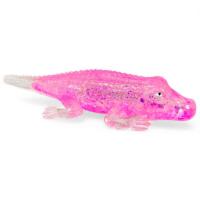 Антистрес жуйка-тягучка Крокодил 17 см (рожевий) MIC MS-24-648