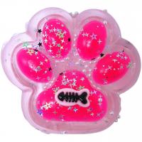 Лапка-антистрес (11 см) таба, прозоро-полунична MIC 712357