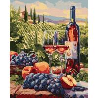 Картина по номерах Фруктове вино 40х50 см Ідейка KHO5702
