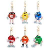 Набір брелків для алмазної мозаїки "M&M's" BR26 інструменти для роботи, 6 брелків