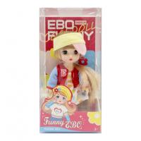 Лялька шарнірна для дівчаток Funny EBO DH2368B(Yellow) 15 см