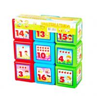 Кубики Математика (9 штук) M-toys 09051
