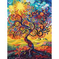 Картина по номерах Древо буття 30х40 см Ідейка KHO5140