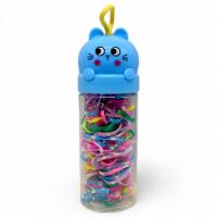 Набір резинок для волосся Мультяшки, блакитний MIC 4047-25