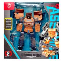 Робот Urban Hero будтехніка (КОРИЧНЕВИЙ) YuTeng TOYS 908-2B1/2/3/4/5/6