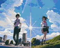 Картина по номерах Аніме. Твоє імʼя 40х50 см Riviera Blanca RB-0526