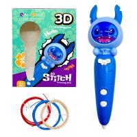 3D ручка Стіч (СИНІЙ), для створення 3D малюнків та моделей MIC 3Dpen
