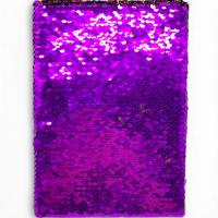 Блокнот Паєтки 80 аркушів, А5 (фіолетовий) MIC 249