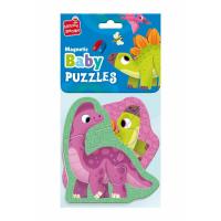 Магнітні бейбі пазли Малюк зможе: Динозаврики Vladi Toys VT3208-27