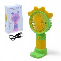 Портативний вентилятор Аніме. My Melody  на підставці, зелений MIC Q300D