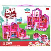 Ляльковий будинок з ляльками та меблями (160 дет) MIC 888-5/7