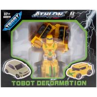 Машинка-трансформер "Tobot 2 в 1" 525-1(Yellow-1) пластик