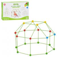 Дитячий конструктор-намет 3D Tent Series 137-2(Green) 68 деталей, каркасний