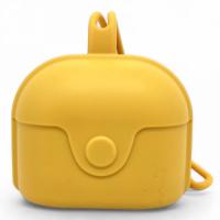 Контейнер для зберігання пустушки, силіконовий (жовтий) Mega Zayka №0532