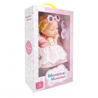 Дитяча м'яконабивна лялька M 5885 I UA(Pink) 33 см, музичні ефекти