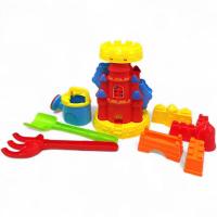 Пісочний набір (млин, лійка, граблі, лопатка, 4 форми для піску) Huabiao Toys C491