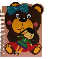 Блокнот Оченята: Ведмедик з бантиком Апельсин Б-Ф7-50