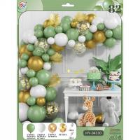 Набір повітряних куль для створення фотозони-арки HY-04330, 82 штуки