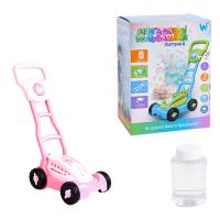 Каталка “Невгамовні бульбашки” підсвічування, пискавка, пляшка з розчином (рожевий) Wtoys 538/98235