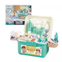 Набір лікаря Doctor Medical, 20 елеметів, помпове накачування, колір зелений, у коробці MIC PT2B