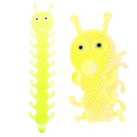 Браслет-антистрес Гусінь (жовтий) MIC KA-23-610