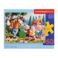Пазли Троє поросят, 60 елементів Castorland В-06106