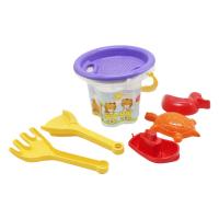 Набір для гри з піском Квіточка, 7 елементів фіолетовий TIGRES 39811