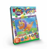 Вітражна картина Bubble Clay Динозавр Dankotoys BBC-02-01U