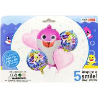 Набір кульок фольгованих Акула, 5 шт Шартэ MH-14