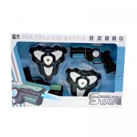 Набір пістолетів з мішенями MIC CH211 (2 бластери, 2 мішені, підсвічування, вібрація, звук, парогенерація, ремені, в коробці) MIC CH211