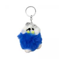 Брелок хомяк із штучного хутра (СИНІЙ) MIC BR2501